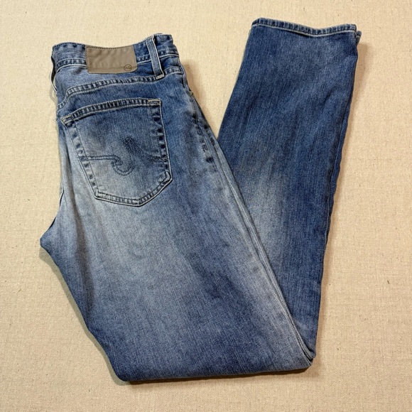 Adriano Goldschmied Jeans Men’s The Everett Slim Straight 31 X 33 Medium Wash - Picture 1 of 8